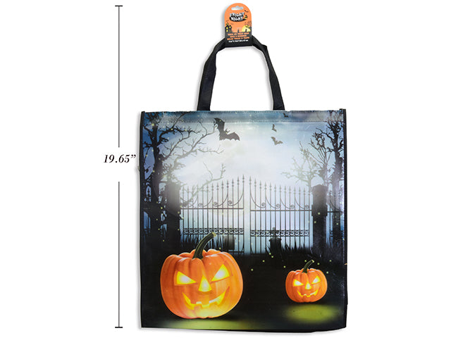 Halloween Coated Non Woven Printed Trick Or Treat Bag