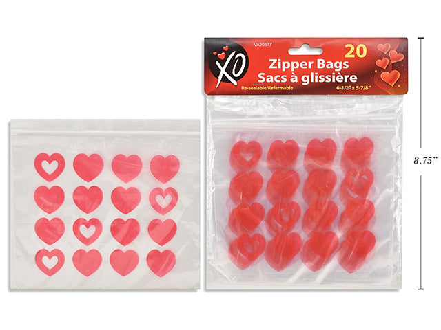 Valentine Zipper Bags