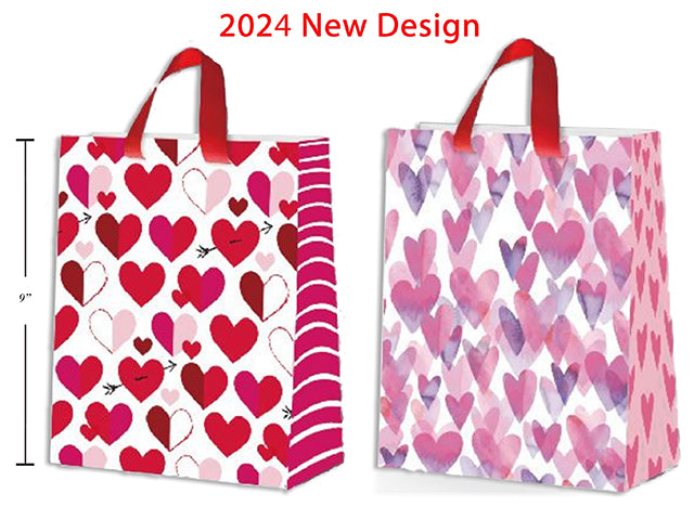Valentine Matte Heart Gift Bag