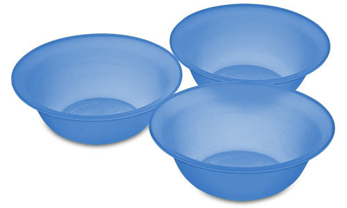 Carton of 12 Set Of 3 Molokai Blue Tint Bowls Small