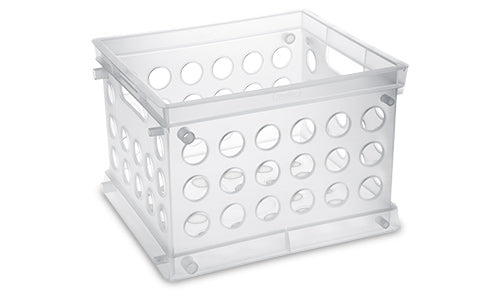 Carton of 12 Mini Crate Clear