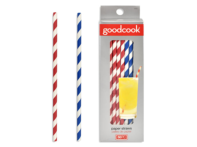 Carton of 12 Paper Straws 50 Pack