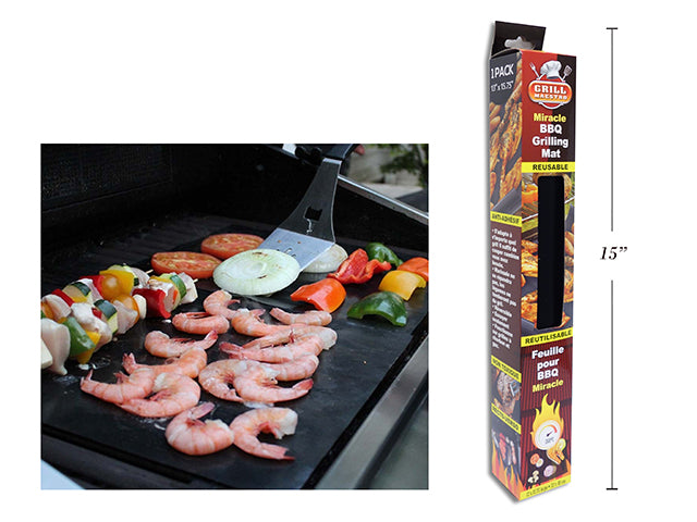 Carton of 24 Miracle Bbq Grilling Mat