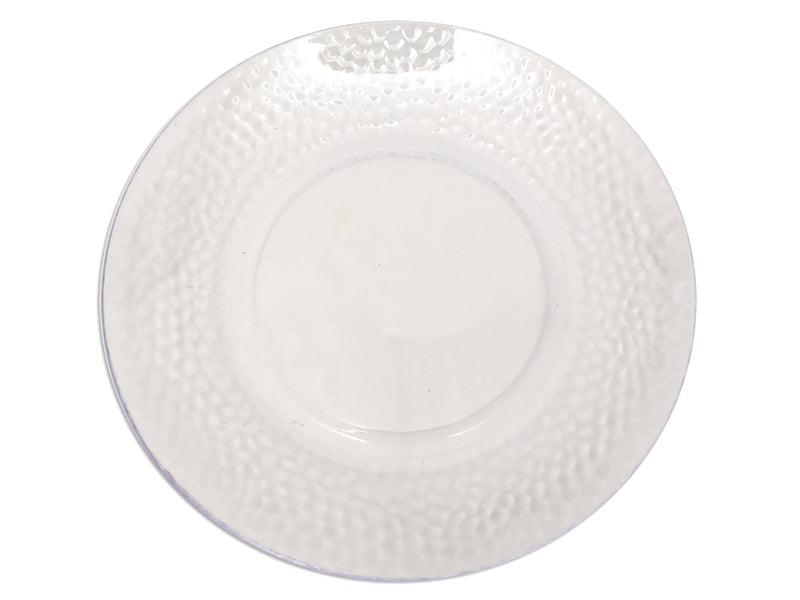 Carton of 24 Hammered Finish Dinner Plates