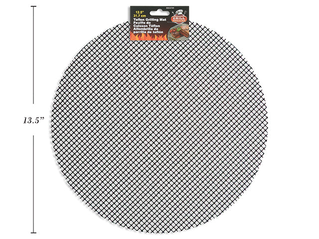 Carton of 24 Round Non Stick Grilling Mat