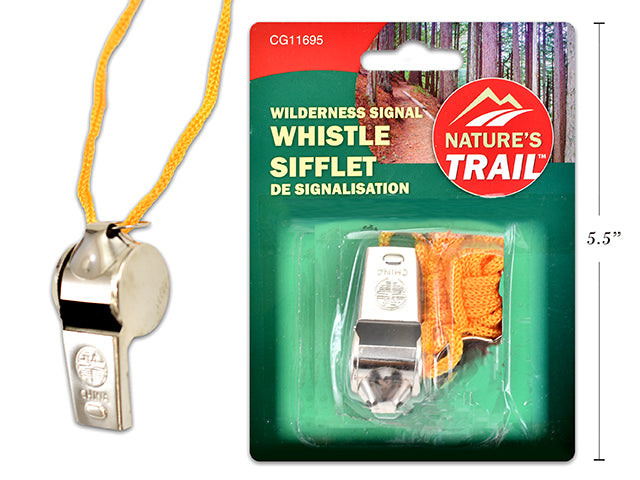 Carton of 24 Wilderness Signal Whistle