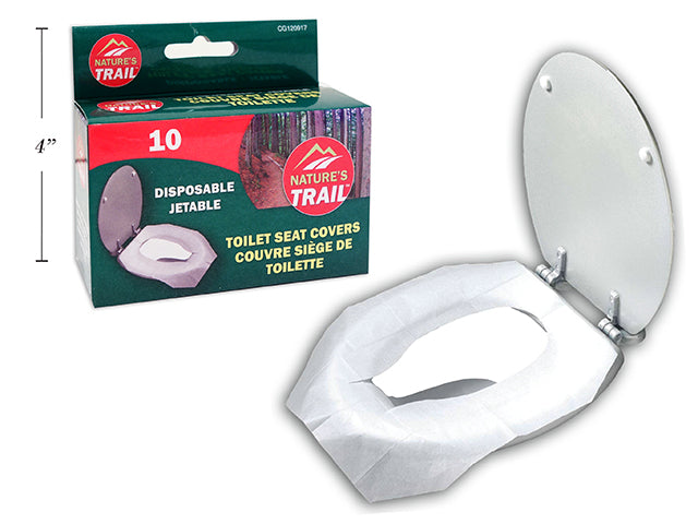 Carton of 24 Disposable Toilet Seat Covers 10 Pieces