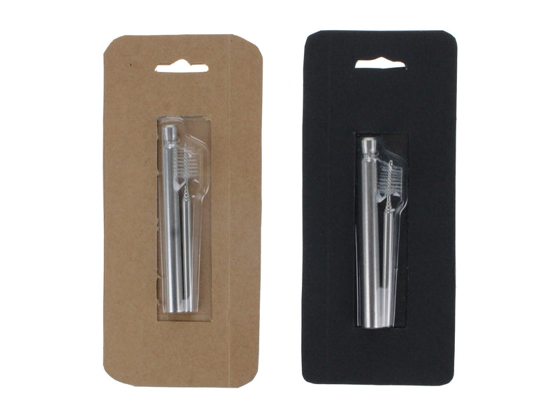 Carton of 24 Telescopic Stainless Steel Reusable Straw