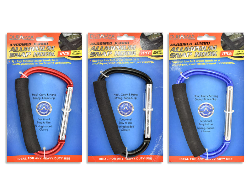 Carton of 24 Aluminum Jumbo Carabiner