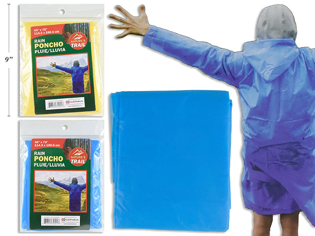 Carton of 36 Rain Poncho