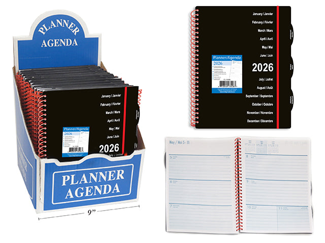 Carton of 48 2024 Monthly Weekly Coil Planner