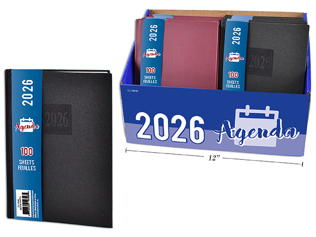 Carton of 36 12 Month Daily Planner Agenda