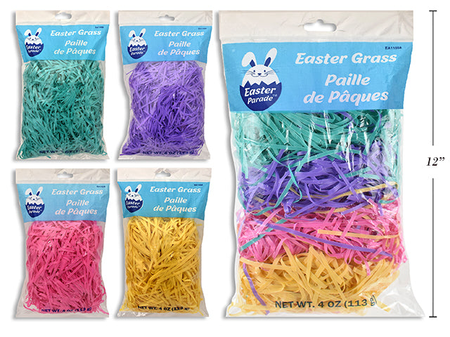 Carton of 24 Easter Plastic Grass Multi Color