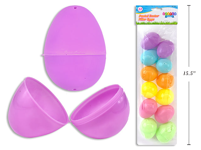 Carton of 24 Pastel Easter Filler Eggs 12 Pack