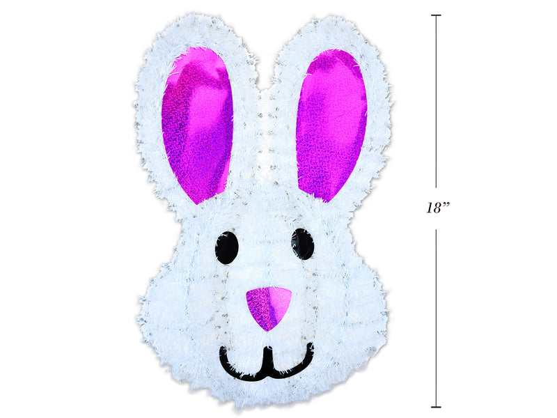 Carton of 12 Easter Holographic Bunny Head Plaque