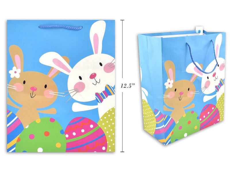 Carton of 24 Easter Matte Gift Bag With Twisted Handle Large