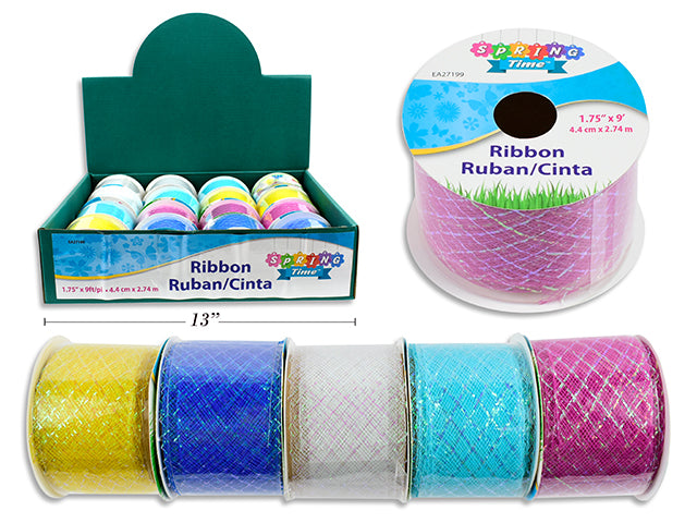 Carton of 20 Easter Deco Mesh Ribbon