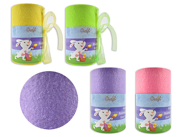 Carton of 24 Easter Craft Felt Roll