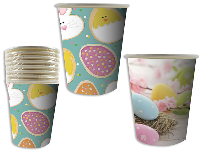 Carton of 24 Easter Disposable Paper Cups