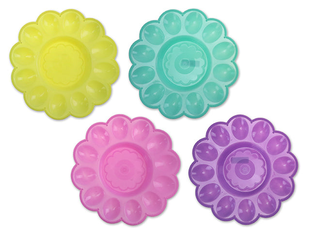 Carton of 24 Scalloped Edge Easter Egg Platter