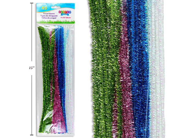 Carton of 24 Easter Tinsel Stems