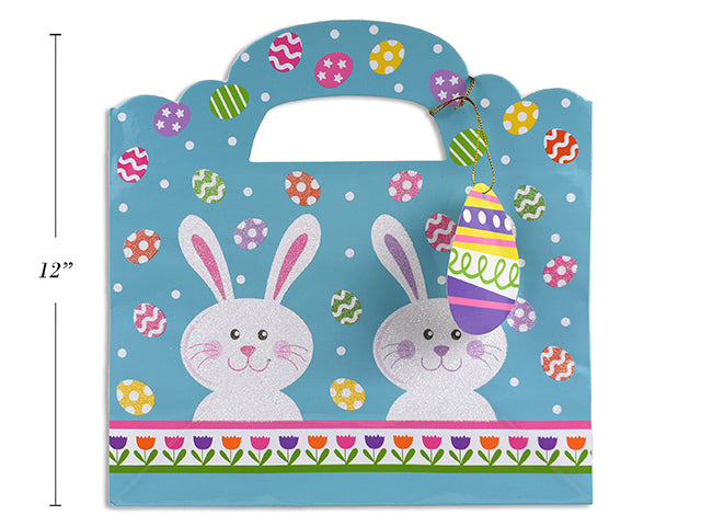 Carton of 24 Easter Glossy Die Cut Handle Gift Bag