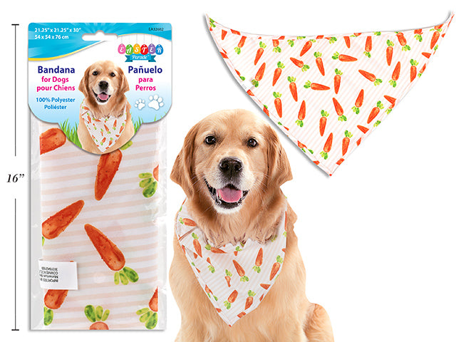 Carton of 24 Easter Polyester Dog Bandana