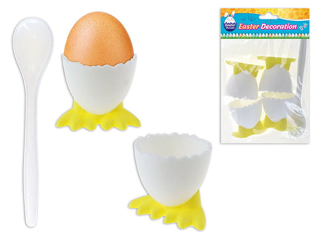 Carton of 24 Easter Egg Holders With Spoons