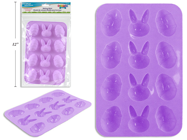 Carton of 24 Easter 12 Cavity Silicone Baking Mold