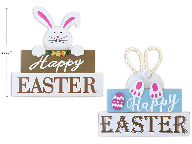 Carton of 12 Easter Bunny Tabletop Decoration