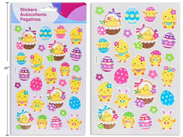 Carton of 24 Easter Foil Pop Up Stickers