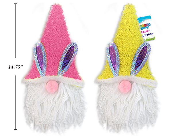 Carton of 24 Easter Tinsel Gnome Hanging Decoration