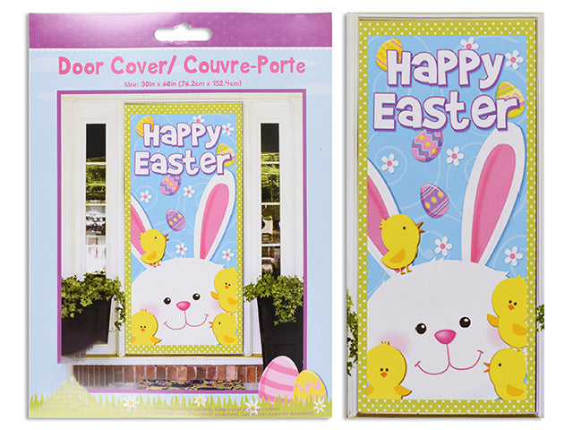 Carton of 24 30In X 60In Easter Door Cover. Polybag W/Insert.