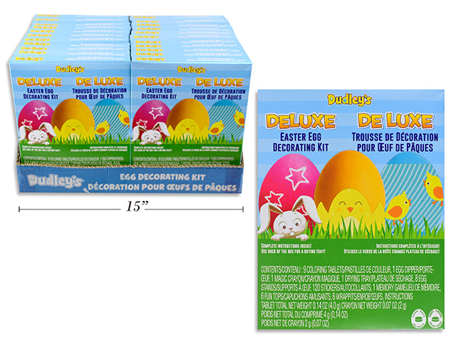 Carton of 24 Dudleys Deluxe Egg Decorating Kit