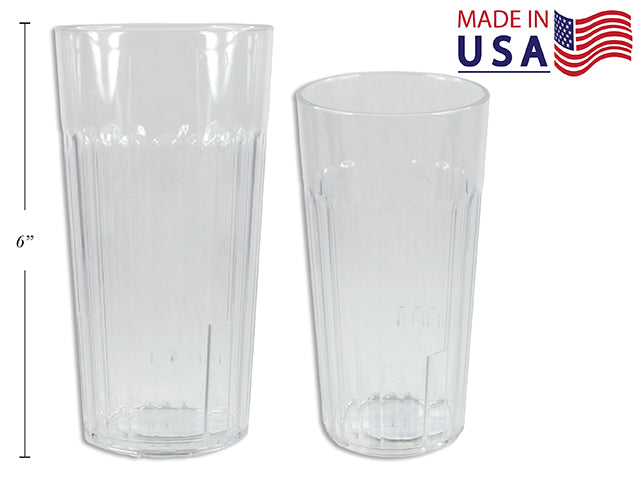 Carton of 24 Clear Tumbler Extra Large