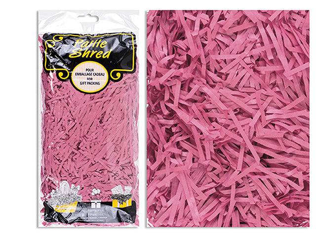 Carton of 12 Zig Zag Shred Paper Pink 42.5G