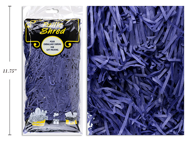 Carton of 12 Zig Zag Shred Paper Dark Blue 42.5G