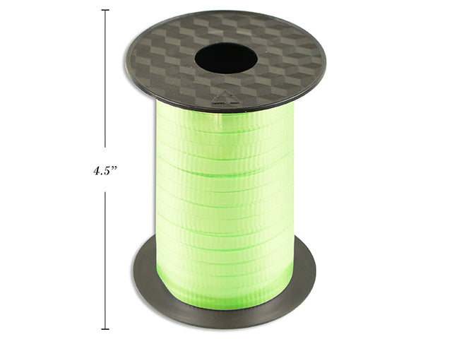 Carton of 10 Lime Curling Ribbon 5Mmx100 Yards