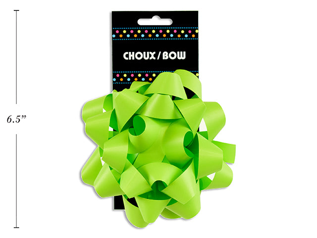 Carton of 12 Star Bow 5'' Matte Lime