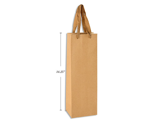 Carton of 24 Kraft Bottle Bag 12X36X9