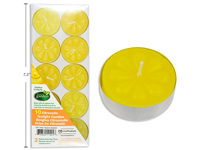 Carton of 24 Citronella T Light Candles