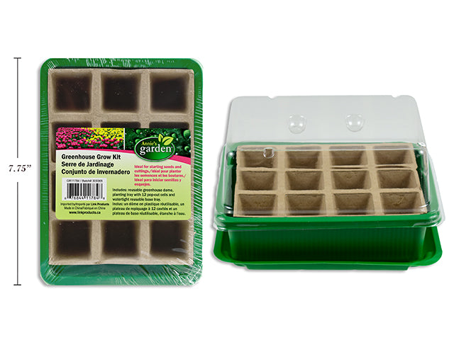 Carton of 24 Greenhouse Growing Kit