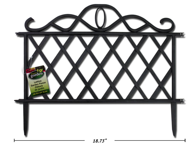 Carton of 36 Lattice Garden Fence