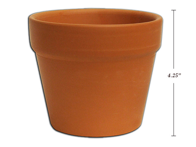 Carton of 36 Medium Terracotta Planter Brown Color