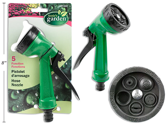 Carton of 36 Garden Spray Nozzle 5 Function