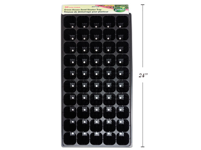 Carton of 24 Green House Seed Starter Tray