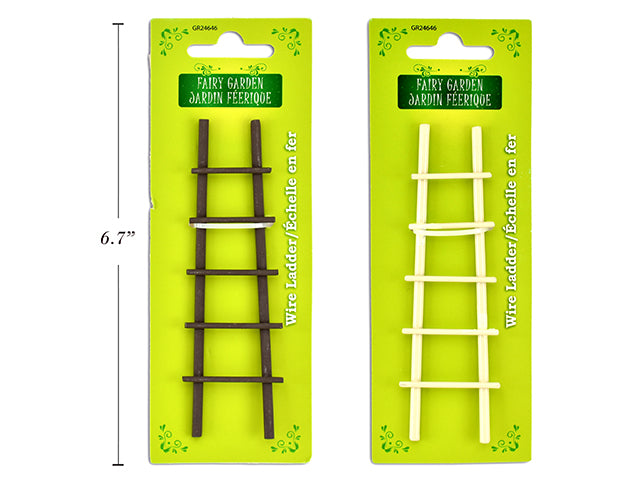 Carton of 12 Fairy Garden Wire Ladder