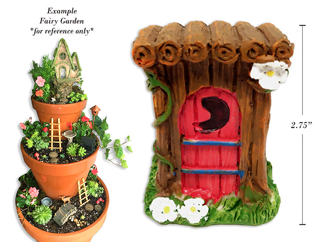 Carton of 12 Polyresin Fairy Garden Outhouse