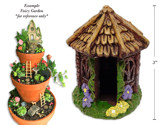 Carton of 12 Polyresin Fairy Garden Gazebo