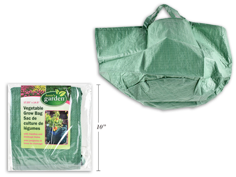 Carton of 24 Vegetable Grow Bag With Handles And Drainage Holes